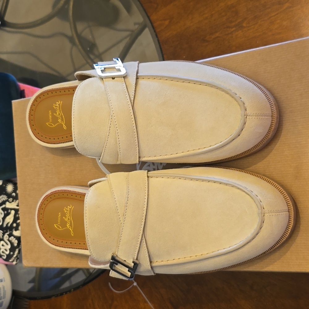 Christian Louboutin mule flat slide Unisex